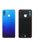 BACK COVER + CAMERA FRAME PER HUAWEI P30 LITE MAR-LX1M LX2J BLU SCOCCA POSTERIORE