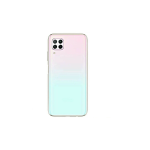 BACK COVER + CAMERA FRAME PER HUAWEI P40 LITE JNY-LX1 SCOCCA POSTERIORE BIANCO PINK ROSA 