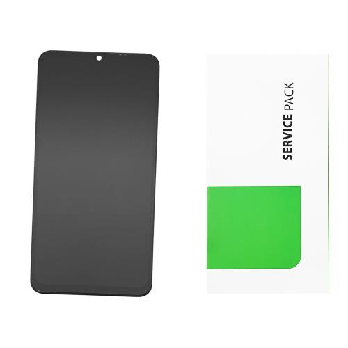 TOUCH SCREEN LCD SCHERMO ORIGINALE SERVICE PACK PER REALME C61 / C63 4G 2024 BLACK CON FRAME VETRO DISPLAY R-179