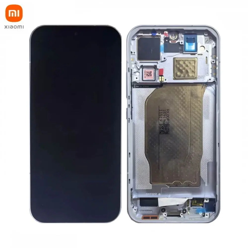 TOUCH SCREEN LCD SCHERMO ORIGINALE SERVICE PACK PER XIAOMI 17 5G 2025 BLUE VETRO DISPLAY CON FRAME 560017000P300