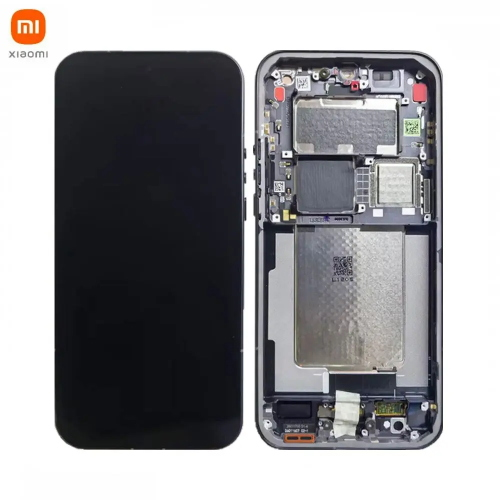 TOUCH SCREEN LCD SCHERMO ORIGINALE SERVICE PACK PER XIAOMI 17 ULTRA 5G 2025 BLACK NERO VETRO DISPLAY CON FRAME 560023000P100