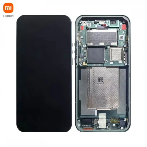 TOUCH SCREEN LCD SCHERMO ORIGINALE SERVICE PACK PER XIAOMI 17 ULTRA 5G 2025 GREEN VERDE VETRO DISPLAY CON FRAME 560021000P100