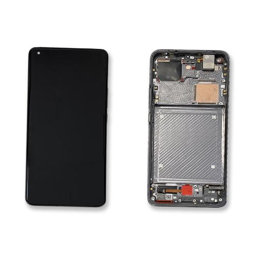 TOUCH SCREEN LCD SCHERMO ORIGINALE SERVICE PACK PER XIAOMI MI 11 ULTRA / 11 PRO 2021 BLACK NERO VETRO DISPLAY CON FRAME 56000300K100
