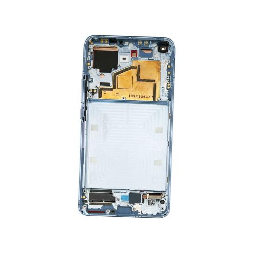 TOUCH SCREEN LCD SCHERMO ORIGINALE SERVICE PACK PER XIAOMI MI 11 5G 2021 BLUE VETRO DISPLAY CON FRAME 56000500K200 / 56004200K200 / 56000R00K200