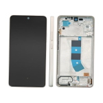 TOUCH SCREEN LCD SCHERMO ORIGINALE SERVICE PACK PER XIAOMI REDMI NOTE 13 4G 2024 ORO GOLD / OCEAN SUNSET VETRO DISPLAY CON FRAME 56000200N700