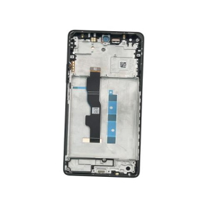 TOUCH SCREEN LCD SCHERMO ORIGINALE SERVICE PACK PER XIAOMI REDMI NOTE 13 5G 2024 BLACK NERO TARNISH VETRO DISPLAY CON FRAME 5600020N1700