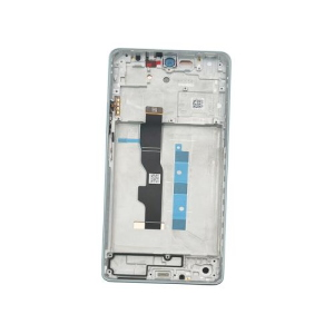 TOUCH SCREEN LCD SCHERMO ORIGINALE SERVICE PACK PER XIAOMI REDMI NOTE 13 5G 2024 VERDE OCEAN TEAL VETRO DISPLAY CON FRAME 5600030N1700