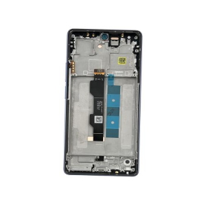 TOUCH SCREEN LCD SCHERMO ORIGINALE SERVICE PACK PER XIAOMI REDMI NOTE 13 PRO 4G / POCO M6 PRO 4G 2024 PURPLE VETRO DISPLAY CON FRAME 56000200N600
