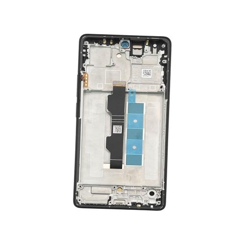 TOUCH SCREEN LCD SCHERMO ORIGINALE SERVICE PACK PER XIAOMI REDMI NOTE 13 PRO 4G / POCO M6 PRO 4G 2024 NERO BLACK TARNISH VETRO DISPLAY CON FRAME 56000300N600