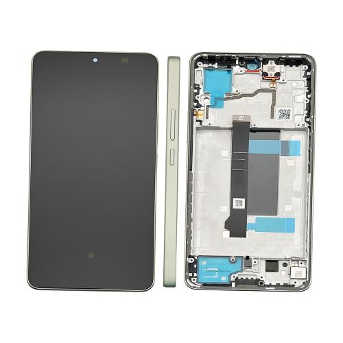 TOUCH SCREEN LCD SCHERMO ORIGINALE SERVICE PACK PER XIAOMI REDMI NOTE 13 PRO 5G / POCO X6 5G 2023 GREEN VERDE VETRO DISPLAY 56000300N1600