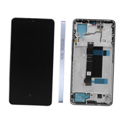 TOUCH SCREEN LCD SCHERMO ORIGINALE SERVICE PACK PER XIAOMI REDMI NOTE 13 PRO 5G / POCO X6 5G 2023 PURPLE VIOLA VETRO DISPLAY CON FRAME 5600030N1600