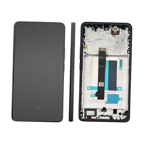TOUCH SCREEN LCD SCHERMO ORIGINALE SERVICE PACK PER XIAOMI REDMI NOTE 13 PRO+ PLUS 5G 2023 NERO BLACK TARNISH VETRO DISPLAY 560002N16U00/572N16UA2005