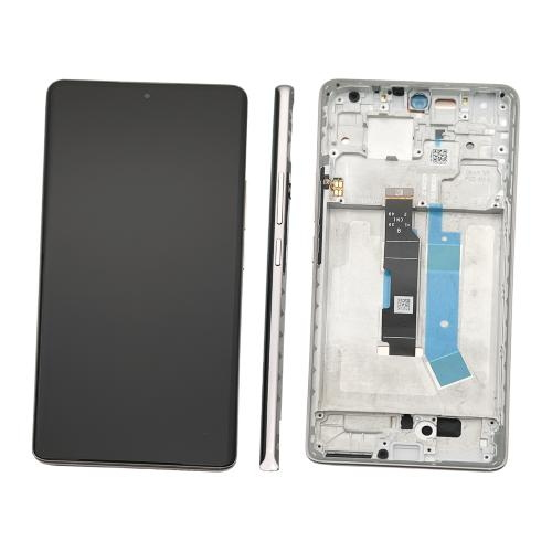 TOUCH SCREEN LCD SCHERMO ORIGINALE SERVICE PACK PER XIAOMI REDMI NOTE 14 PRO 4G 24116RACCG ORO GOLD / SAND GOLD VETRO DISPLAY CON FRAME 560009000O600