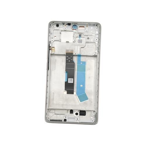 TOUCH SCREEN LCD SCHERMO ORIGINALE SERVICE PACK PER XIAOMI REDMI NOTE 14 PRO 4G 24116RACCG ORO GOLD / SAND GOLD VETRO DISPLAY CON FRAME 560009000O600