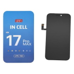 DISPLAY LCD ZY COF FHD INCELL PER APPLE IPHONE 17 PRO MAX TOUCH SCREEN VETRO SCHERMO FRAME NERO (IC INTERCAMBIABILE)