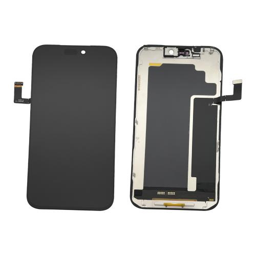 DISPLAY LCD ZY COF FHD INCELL PER APPLE IPHONE 17 PRO MAX TOUCH SCREEN VETRO SCHERMO FRAME NERO (IC INTERCAMBIABILE)