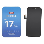 DISPLAY LCD ZY COF FHD INCELL PER APPLE IPHONE 17 PRO TOUCH SCREEN VETRO SCHERMO FRAME NERO (IC INTERCAMBIABILE)