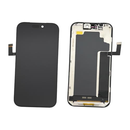 DISPLAY LCD ZY COF FHD INCELL PER APPLE IPHONE 17 PRO TOUCH SCREEN VETRO SCHERMO FRAME NERO (IC INTERCAMBIABILE)