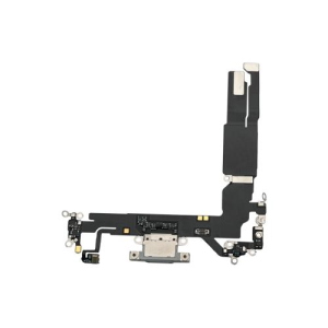 CONNETTORE RICARICA APPLE IPHONE 16 FLAT MICROFONO DOCK CARICA BIANCO WHITE 