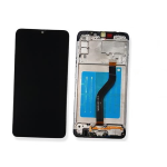 TOUCH SCREEN SCHERMO PER SAMSUNG GALAXY A20S A207 A207F NERO VETRO LCD DISPLAY CON FRAME