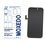 DISPLAY LCD MX FHD INCELL PER APPLE IPHONE 17 PRO TOUCH SCREEN VETRO SCHERMO FRAME NERO 120HZ (IC INTERCAMBIABILE)