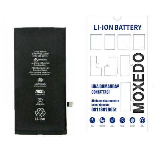 BATTERIA PER APPLE IPHONE XR 2942mAh RICAMBIO PRODUZIONE 2026 (QUALITA' OEM)