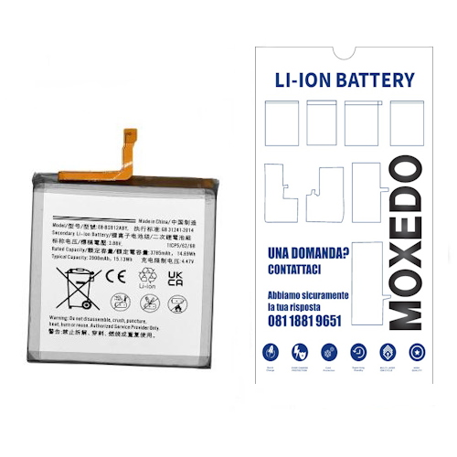 BATTERIA per Samsung Galaxy S23 S911B EB-BS912ABY 3785mAh / 3900mAh (OEM QUALITY)