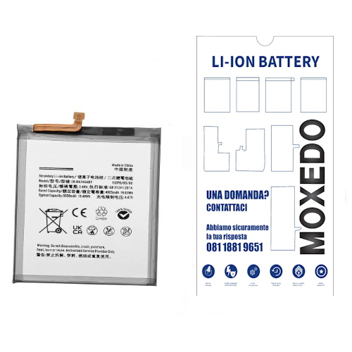 BATTERIA per Samsung Galaxy A25 5G A256B / A34 5G A346B / A35 5G A356B / A54 5G A546B / A55 5G A556B EB-BA546ABY 4905mAh / 5000mAh (OEM QUALITY)
