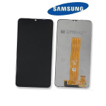 TOUCH SCREEN SCHERMO ORIGINALE SERVICE PACK PER SAMSUNG GALAXY A12 A125F NERO (VER. SM-A125F V04 T) VETRO LCD DISPLAY 