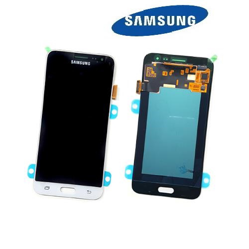 TOUCH SCREEN SCHERMO ORIGINALE SERVICE PACK PER SAMSUNG GALAXY J3 2016 J320F BIANCO VETRO LCD DISPLAY GH97-18414A / GH97-18748A