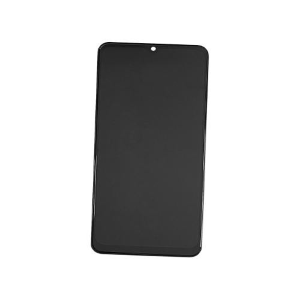TOUCH SCREEN SCHERMO ORIGINALE SERVICE PACK PER SAMSUNG GALAXY M12 M127F NERO VETRO LCD DISPLAY GH82-25042A / GH82-25043A CON FRAME