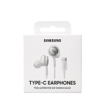 Cuffie Auricolari AKG Originale Samsung EO-IC100B TYPE C Stereo Microfono Bianco White