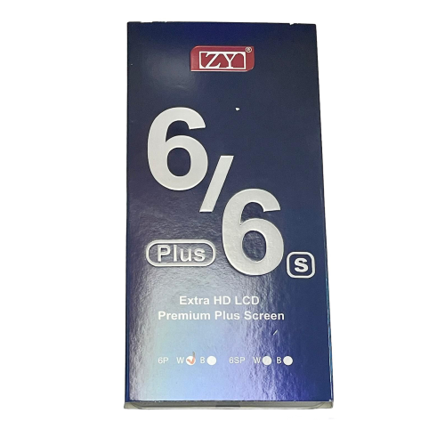 DISPLAY LCD ZY VIVID PER APPLE IPHONE 6 PLUS TOUCH SCREEN SCHERMO BIANCO FRAME